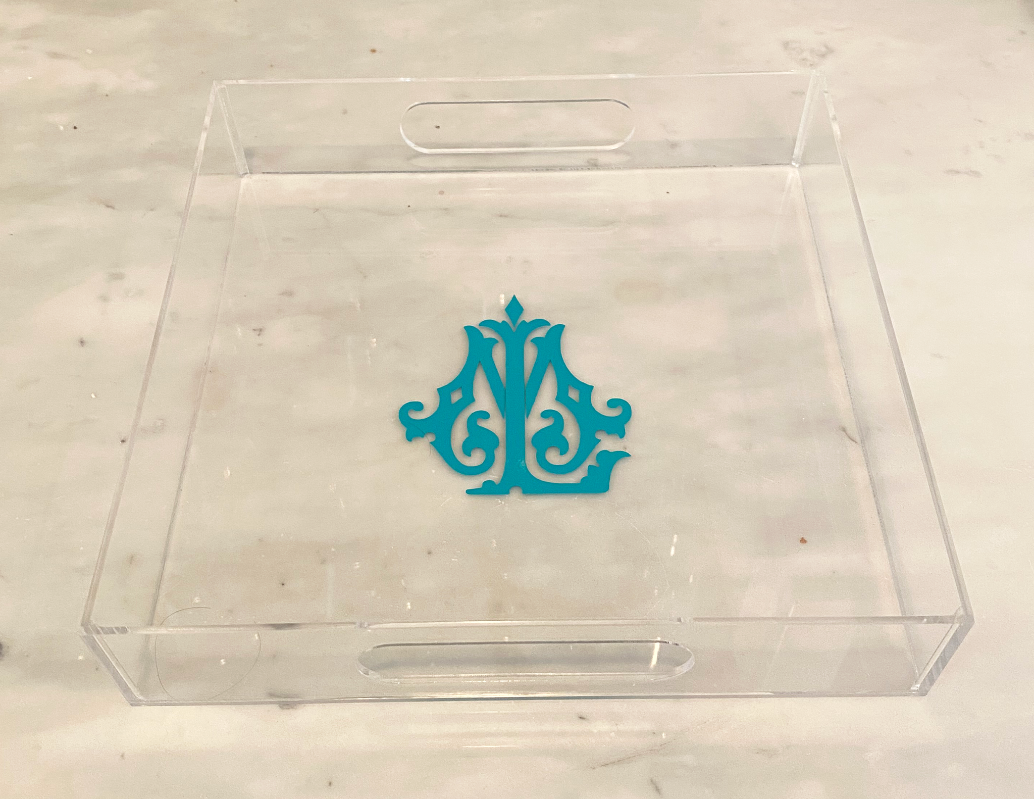 Monogram Acrylic Tray