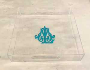 Monogram Acrylic Tray